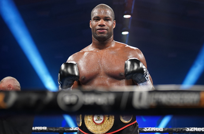 Dubois claimed the WBA interim heavyweight title last time out Photo Credit: Queensberry Promotions