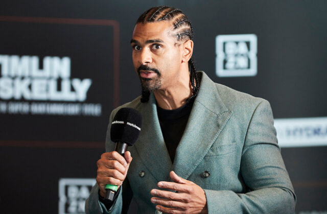 David Haye has backed Anthony Joshua to overcome Oleksandr Usyk Photo Credit: Mark Robinson/Matchroom Boxing