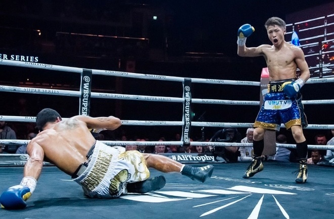 Inoue blew away Emmanuel Rodriguez in two rounds to win the IBF bantamweight crown in Glasgow.