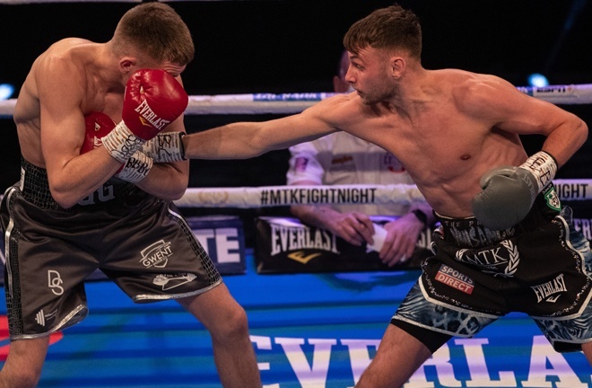 Sean McComb looks to bounce back from his first professional defeat to Gavin Gwynne last time out Photo Credit: Scott Rawsthorne / MTK Global