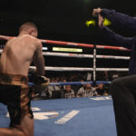 Ortiz Jr knocked Kavaliauskas down five times Photo Credit: Kevin Estrada/Golden Boy Promotions