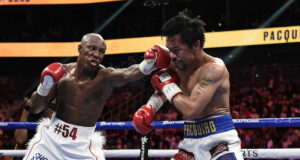 Yordenis Ugas claimed a unanimous decision win over Manny Pacquiao in Las Vegas on Saturday night Photo Credit: Scott Kirkland/FOX Sports