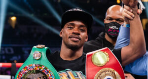 Errol Spence Jr is looking to face the winner of Manny Pacquiao vs Yordenis Ugas withdrawing from his scheduled August 21 showdown with Manny Pacquiao due to an eye injury Photo Credit: Ryan Hafey / Premier Boxing Champions
