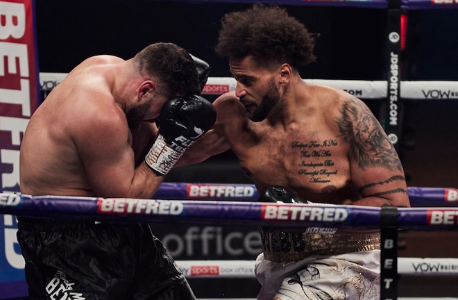 Webb blew away Eric Pfeifer in two rounds in March Photo Credit: Mark Robinson/Matchroom Boxing