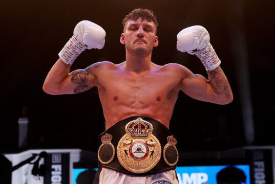 WBA 'Regular' Featherweight world champion, Leigh Wood has signed a promotional deal with Eddie Hearn's Matchroom Boxing Photo Credit: Mark Robinson/Matchroom Boxing