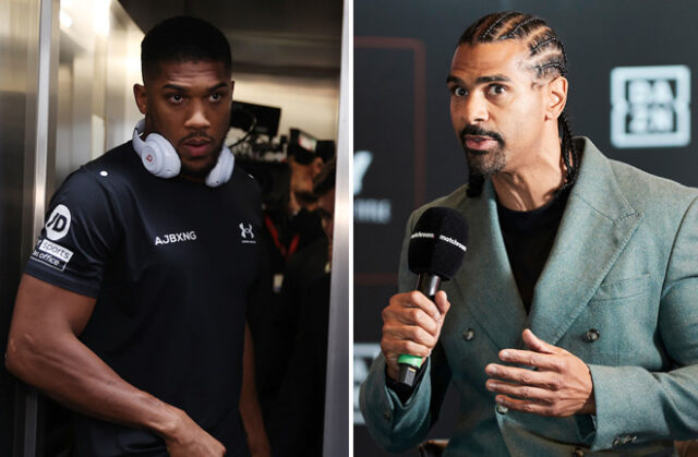 David Haye believes Anthony Joshua can beat Oleksandr Usyk in a rematch if he makes the necessary changes.  Photo: Mark Robinson/Matchroom Boxing