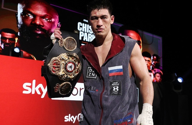 Bivol holds the WBA 'super' light heavyweight world title Photo Credit: Mark Robinson/Matchroom Boxing