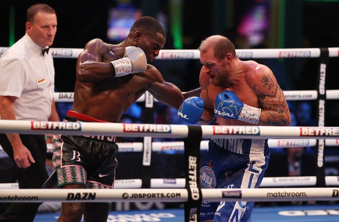 Buatsi scored an impressive victory over Ricards Bolotniks at Fight Camp Photo Credit: Mark Robinson/Matchroom Boxing