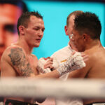 Josh Warrington faces Mauricio Lara in a rematch in Leeds on Saturday Photo Credit: Mark Robinson/Matchroom Boxing