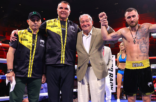 Thompson is inspired by Vasiliy Lomachenko Photo Credit: Mikey Williams/Top Rank via Getty Images