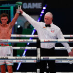 Hopey Price picked up his fifth win at Fight Camp Photo Credit: Ian Walton/Matchroom Boxing