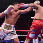 Edgar Berlanga climbed off the canvas to beat Marcelo Esteban Coceres Photo Credit: Frank Micelotta/Fox Sports/PictureGroup