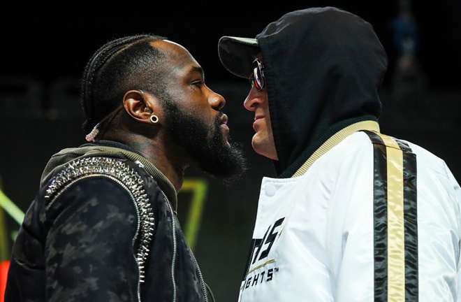 Fury and Wilder will come face-to-face this week Photo Credit: Mikey Williams/Top Rank