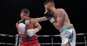 Jason Cunningham finished strongly in a bid to snatch the win. Photo Credit: Frank Warren