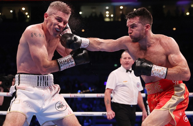 Fowler had success early on Photo Credit: Mark Robinson/Matchroom Boxing