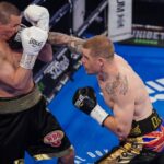 Callum Johnson ended over two years out of the ring to stop Emil Markic in two rounds in April Photo Credit: Queensberry Promotions