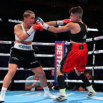 Ellie Scotney continued to impress fans last night with her points win over Eva Cantos. Photo Credit: Mark Robinson / Matchroom Boxing.