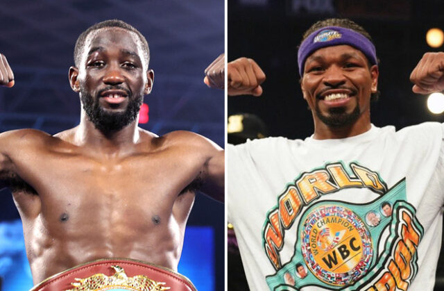 Terence Crawford defends his WBO welterweight world title against Shawn Porter on Saturday night Photo Credit: Mikey Williams/Top Rank via Getty Images/Sean Michael Ham/TGB Promotions