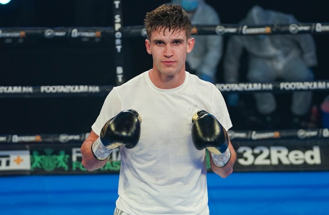 Super welterweight, Levi Frankham looks to claim his third professional win Photo Credit: Queensberry Promotions