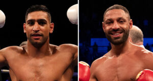 Amir Khan will face Kell Brook in a long-awaited domestic showdown on February 19 in Manchester Photo Credit: Mark Robinson/Matchroom Boxing
