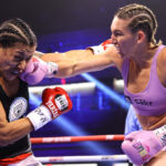 Mayer on route to defending her title against Erica Anabella Farias in June Photo Credit: Mikey Williams/Top Rank via Getty Images