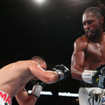 Richards scored a sixth round stoppage win over Matyja Photo Credit: Mark Robinson/Matchroom Boxing