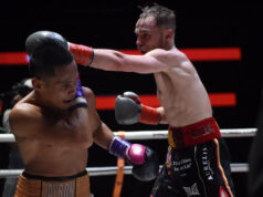 Sunny Edwards defended his IBF flyweight title with a commanding points win against Jayson Mama. Photo Credit: Probellum (Twitter)