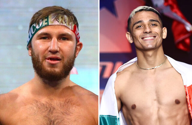 Isaac Lowe and Luis Alberto Lopez meet in an IBF featherweight title eliminator on Friday night Photo Credit: Mikey Williams (Top Rank via Getty Images)