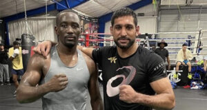 Amir Khan has been training with Terence Crawford in the lead-up to his fight with Kell Brook on February 19 Photo Credit: @amirkingkhan Instagram