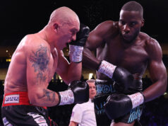 Lawrence Okolie overcame Michal Cieslak in what many called his toughest to date. Photo Credit: Matchroom Boxing