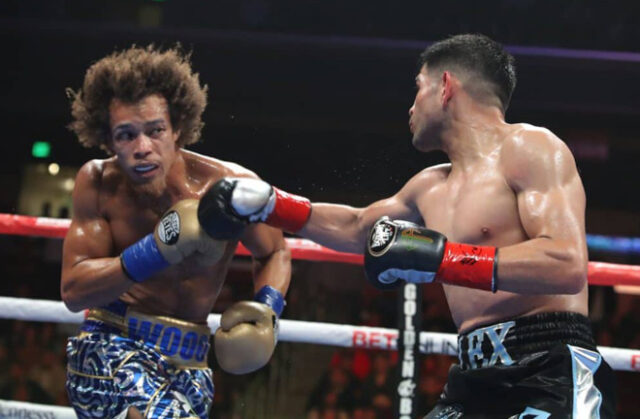 Alexis Rocha knocked out Blair Cobbs in Los Angeles on Saturday night Photo Credit: Tom Hogan/Golden Boy Boxing