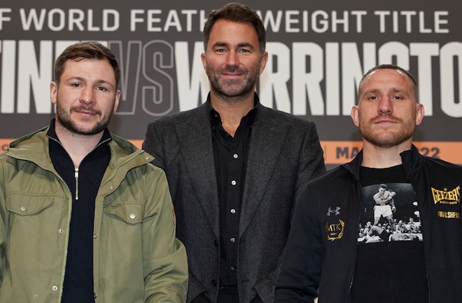 Hughes defends his belt against Walsh Photo Credit: Mark Robinson/Matchroom Boxing