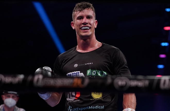 Heaney defends his IBO International middleweight title Photo Credit: Queensberry Promotions