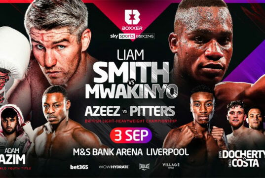 Liam Smith headlines a stacked BOXXER bill against Hassan Mwakinyo in Liverpool on Saturday Photo Credit: BOXXER