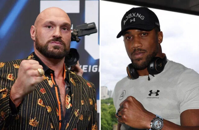 Fury did not interfere in the fight with Joshua. Photo: Queensberry Promotions/Mark Robinson/Matchroom Boxing)