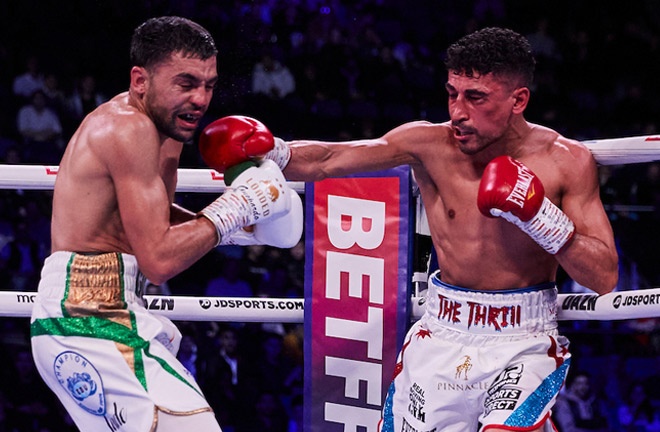 Guerfi was stopped by Gill in February Photo Credit: Mark Robinson/Matchroom Boxing