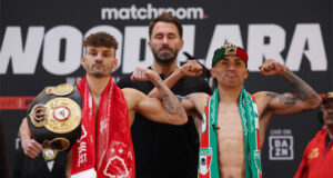 Mauricio Lara has promised to knockout WBA featherweight world champion, Leigh Wood on Saturday in Nottingham Photo Credit: Mark Robinson/Matchroom Boxing