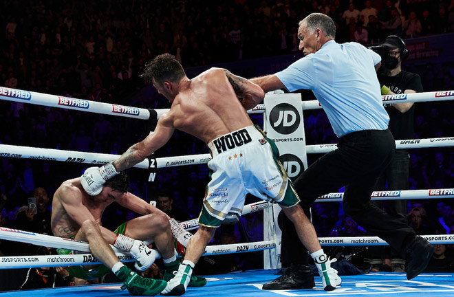 Wood knocked out Conlan in a dramatic clash last March Photo Credit: Mark Robinson/Matchroom Boxing