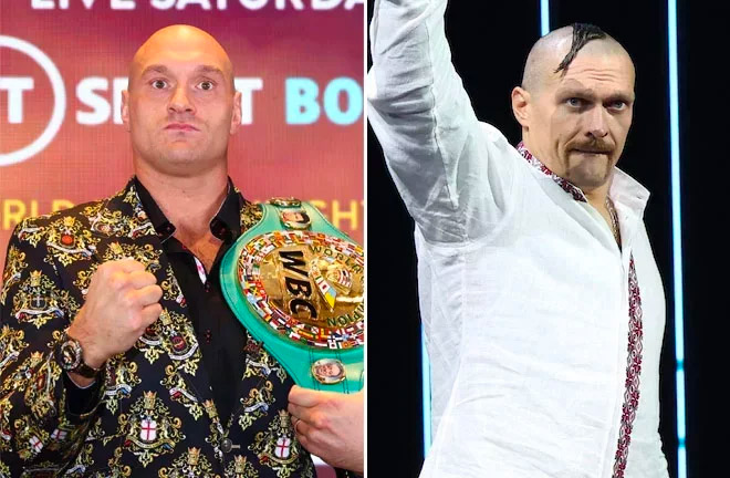 Fury Sr has demanded an apology from Usyk Photo Credit: Photo Credit: Mikey Williams/Top Rank via Getty Images/Mark Robinson Matchroom Boxing