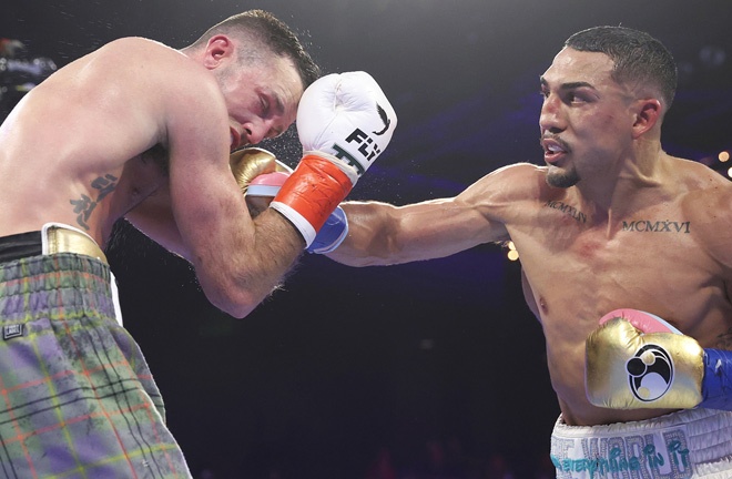 Taylor was beaten by Lopez on points in New York Photo Credit: Mikey Williams/Top Rank