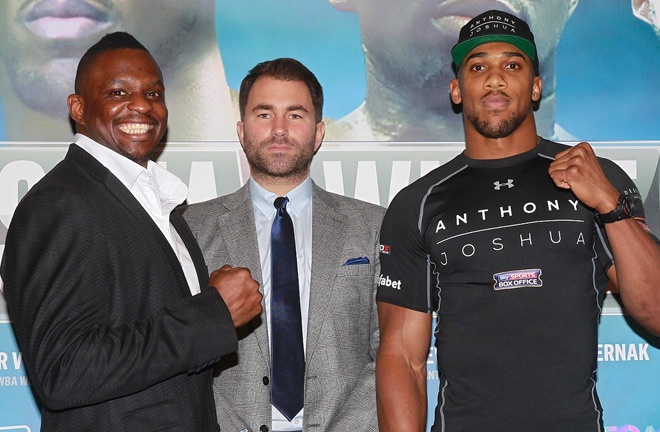 Joshua and Whyte will rematch at the O2 Arena on August 12 Photo Credit: Lawrence Lustig