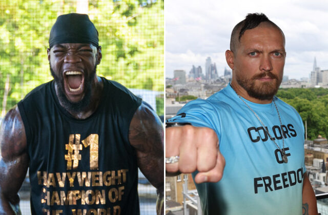 Deontay Wilder is convinced that Oleksandr Usyk is afraid to fight him Photo Credit: Ryan Hafey/Premier Boxing Champions/Mark Robinson/Matchroom Boxing