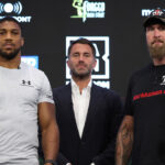 Anthony Joshua faces Robert Helenius at the O2 Arena on Saturday, live on DAZN Photo Credit: Mark Robinson/Matchroom Boxing