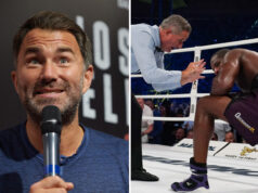 Eddie Hearn has questioned Daniel Dubois following his defeat to Oleksandr Usyk on Saturday Photo Credit: Matthew Pover/Matchroom Boxing/Stephen Dunkley/Queensberry Promotions