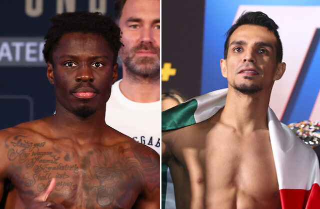 Richardson Hitchins takes on Jose Zepeda in Orlando on Saturday, live on DAZN Photo Credit: Ed Mulholland/Matchroom/Mikey Williams (Top Rank via Getty Images)