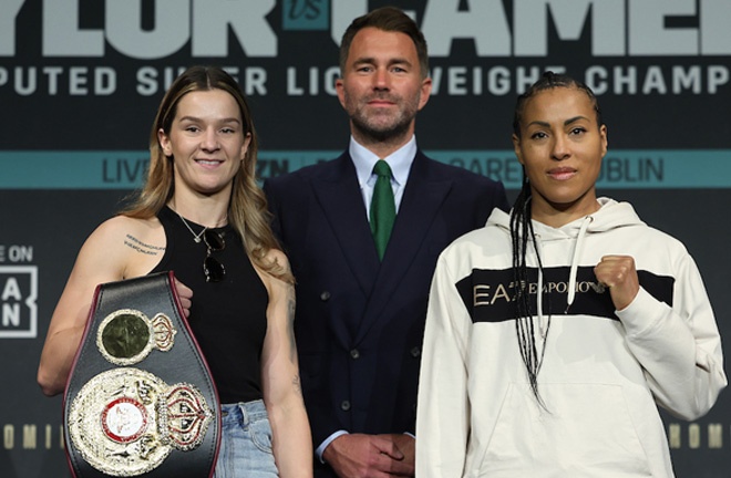 Harper faces Braekhus in a unified world welterweight title clash Photo Credit: Mark Robinson/Matchroom Boxing