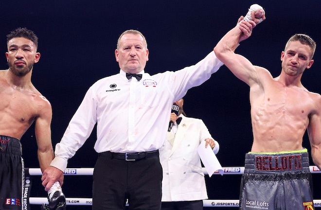 Bellotti breathed new life into his career by beating Khoumari in June Photo Credit: Mark Robinson/Matchroom Boxing