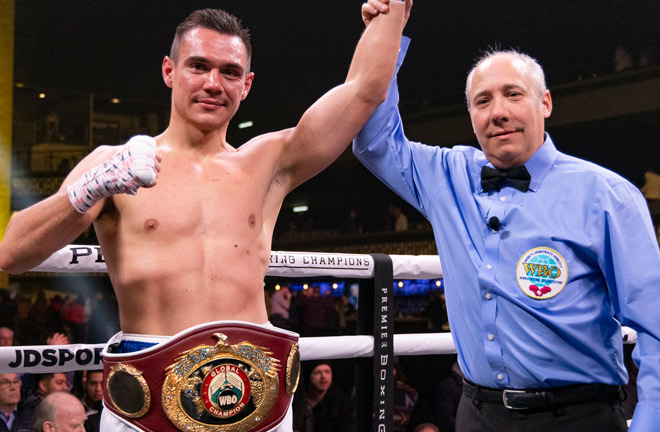 Tszyu was elevated to full WBO champion recently Photo Credit: Esther Lin/SHOWTIME