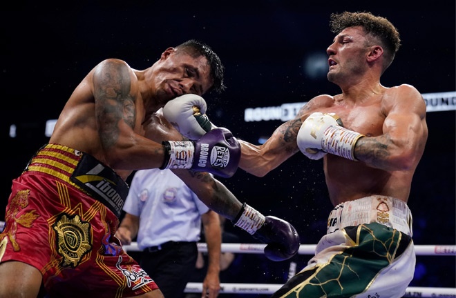 Wood gained revenge over Lara in their rematch in May Photo Credit: Dave Thompson/Matchroom Boxing