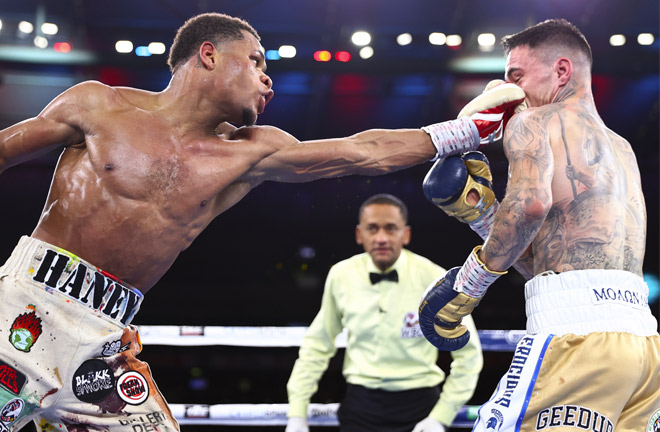 Haney held the undisputed crown since victory over Kambosos Jr Photo Credit: Mikey Williams / Top Rank via Getty Images